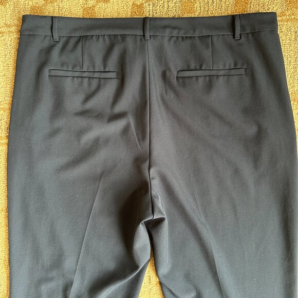 Plus Size Banana Republic Sculpted Stretch Blue Flare Pants 18 | Workwear Chic - Picture 6 of 10